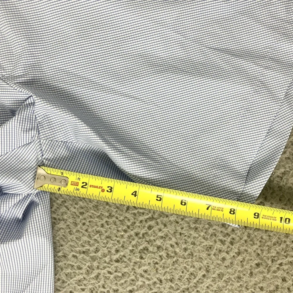 Polo Ralph Lauren Shorts Mens 40 Blue Check Tailored‎ Fit Performance Chino Golf